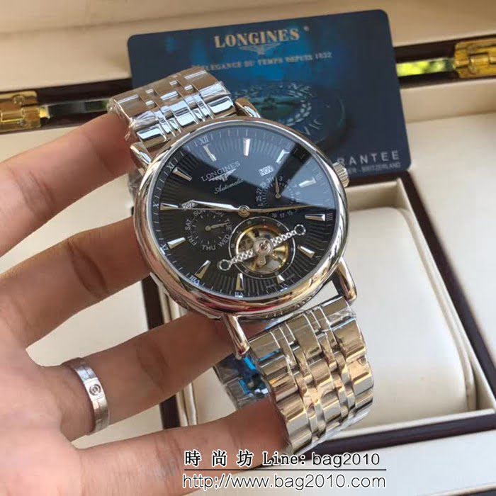 LONGINES浪琴 獨家首發多功能新款 精品男士腕表 WSS1685